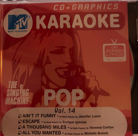 Unknown Artist : Pop Hits Vol. 14 (CD+G, Comp)