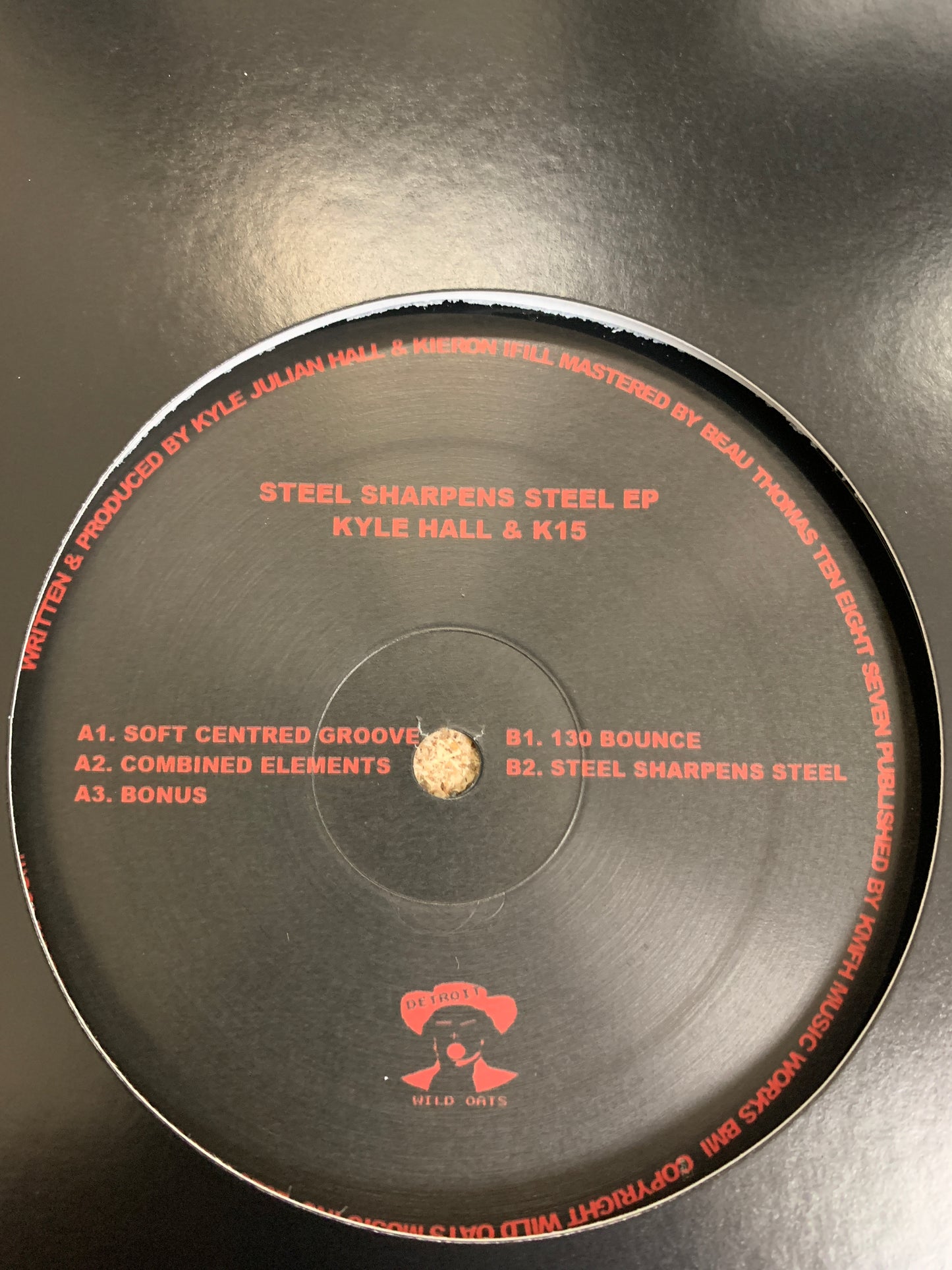 Kyle Hall & K15 - Steel Sharpens Steel (Limited 12”)