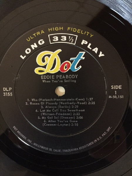 Eddie Peabody : When You're Smiling (LP, Mono, Ind)