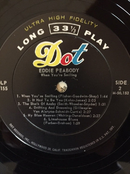Eddie Peabody : When You're Smiling (LP, Mono, Ind)