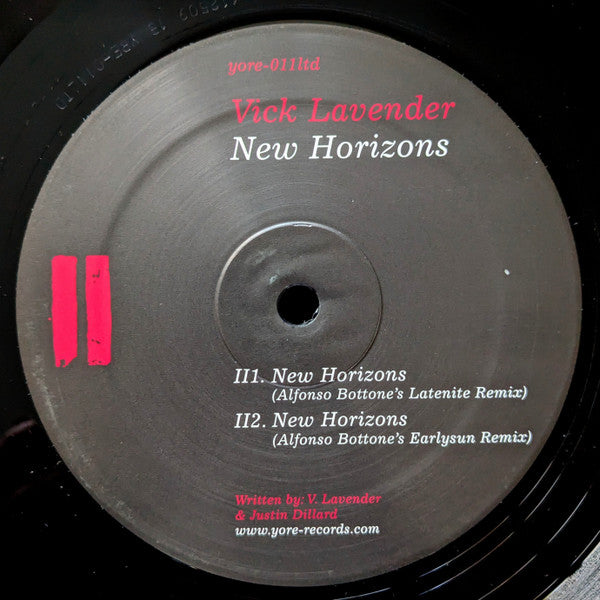 Vick Lavender : New Horizons (12", Ltd)