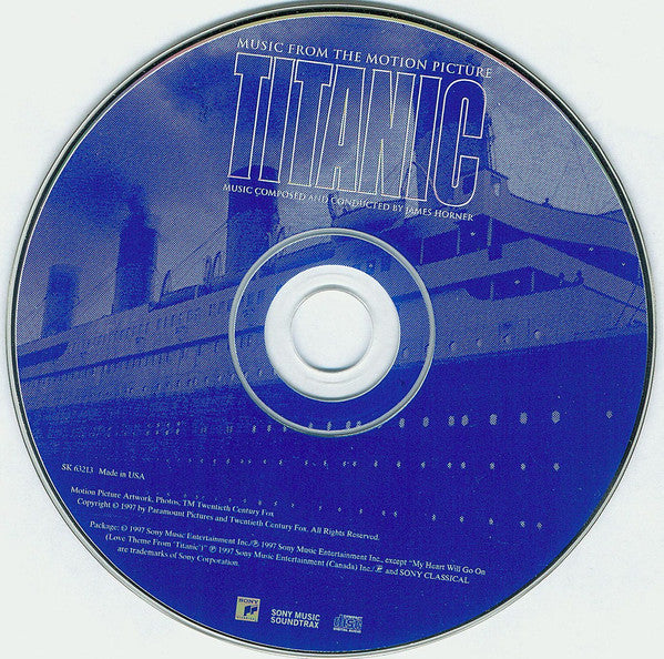 James Horner : Titanic (Music From The Motion Picture) (CD, Album)