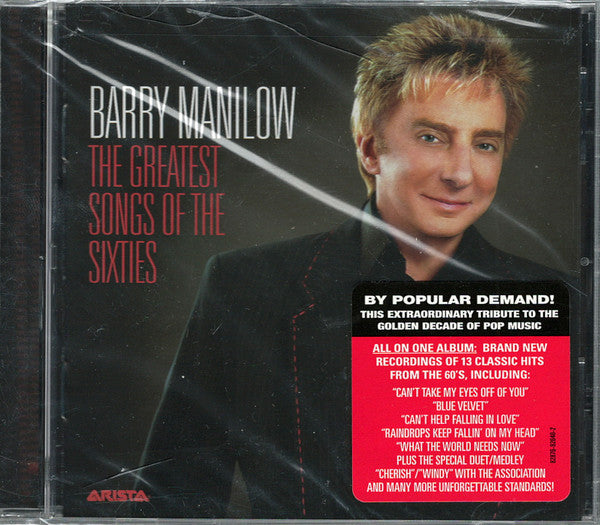 Barry Manilow : The Greatest Songs Of The Sixties (CD, Album)