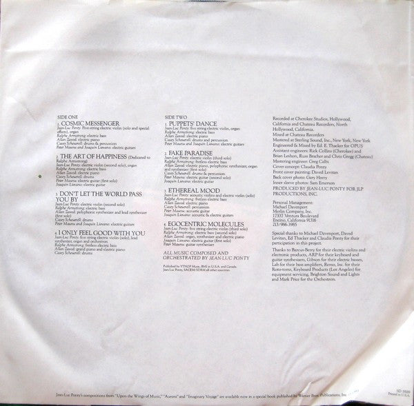 Jean-Luc Ponty : Cosmic Messenger (LP, Album, MO )