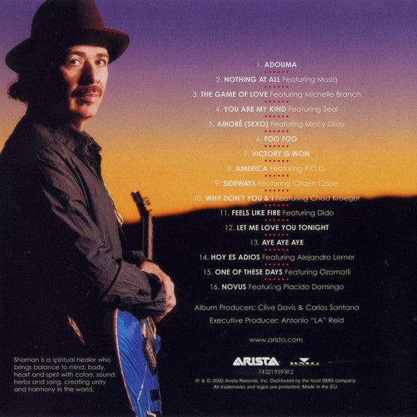 Santana : Shaman (CD, Album, Enh, Cin)