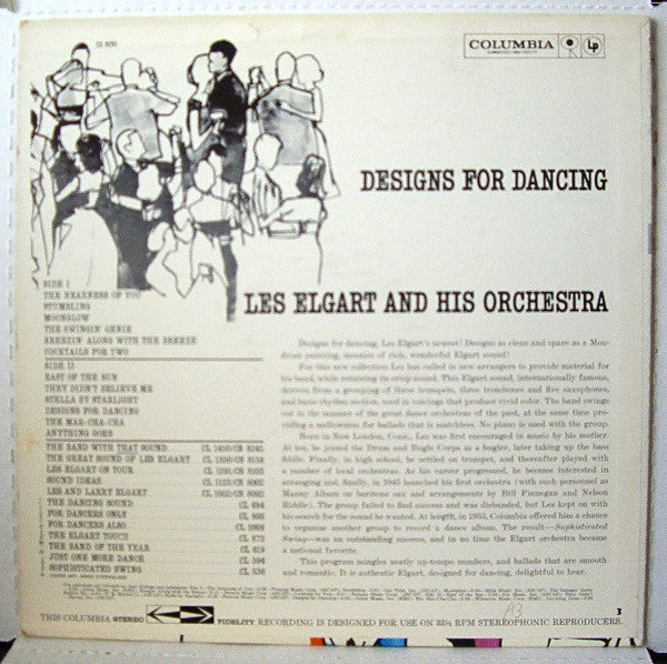 Les Elgart And His Orchestra : Designs For Dancing (LP)