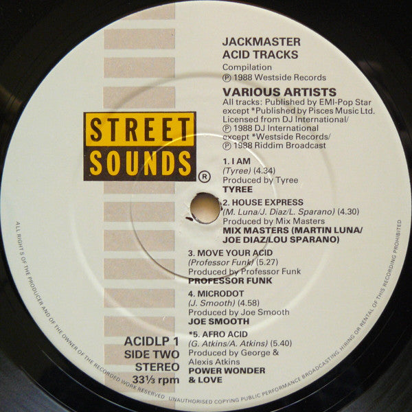 Various : Jackmaster Acid Trax (LP, Comp)