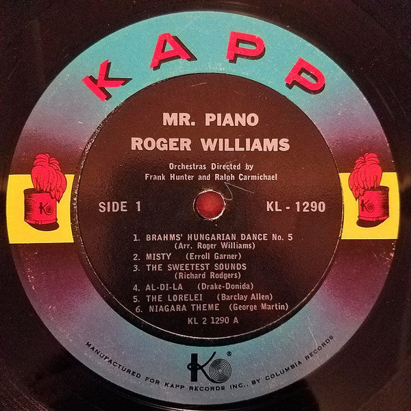 Roger Williams (2) : Mr. Piano (LP, Mono)