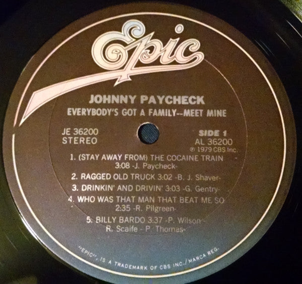 Johnny Paycheck : Everybody's Got A Family...Meet Mine (LP, Album)