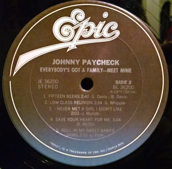 Johnny Paycheck : Everybody's Got A Family...Meet Mine (LP, Album)