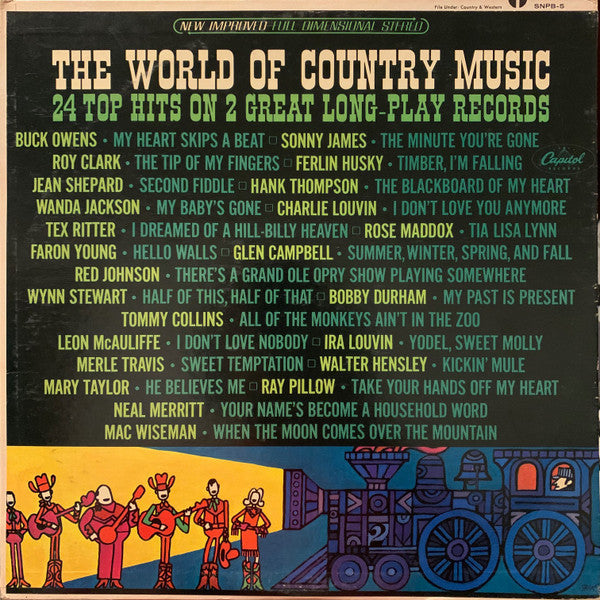 Various : The World Of Country Music (2xLP, Comp, Ter)