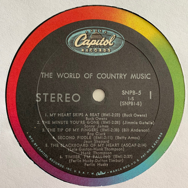 Various : The World Of Country Music (2xLP, Comp, Ter)