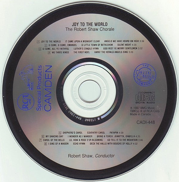 The Robert Shaw Chorale : Joy To The World (CD, Album, RE, RM)