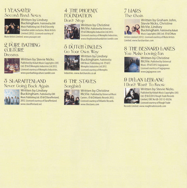 Various : Rumours Revisited (A Tribute To Fleetwood Mac's Classic 1977 Album) (CD, Album)