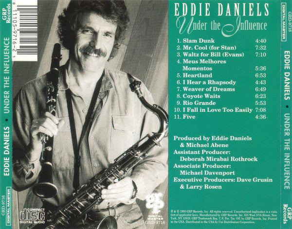 Eddie Daniels : Under The Influence (CD, Album)