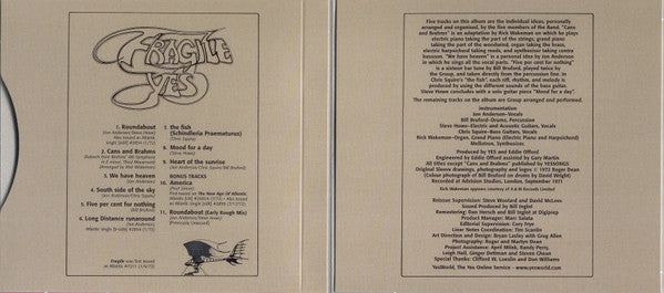 Yes : Fragile (CD, Album, RE, RM, RP, O-S)