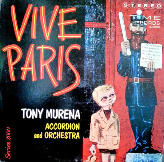 Tony Murena Et Son Orchestre : Vive Paris (LP, Album)