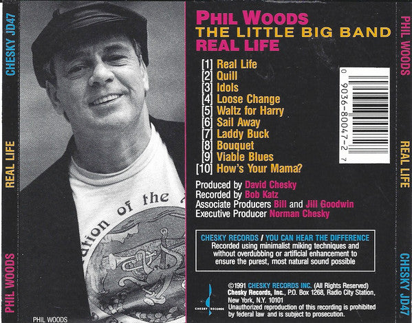 Phil Woods, Phil Woods' Little Big Band : Real Life (CD, Album)