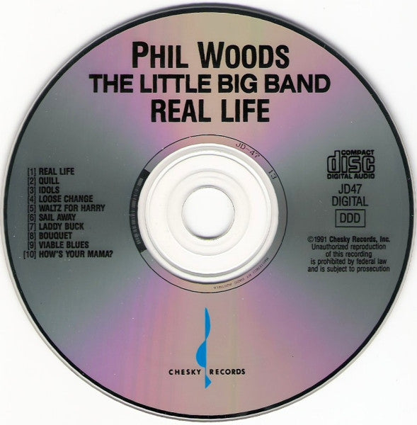 Phil Woods, Phil Woods' Little Big Band : Real Life (CD, Album)