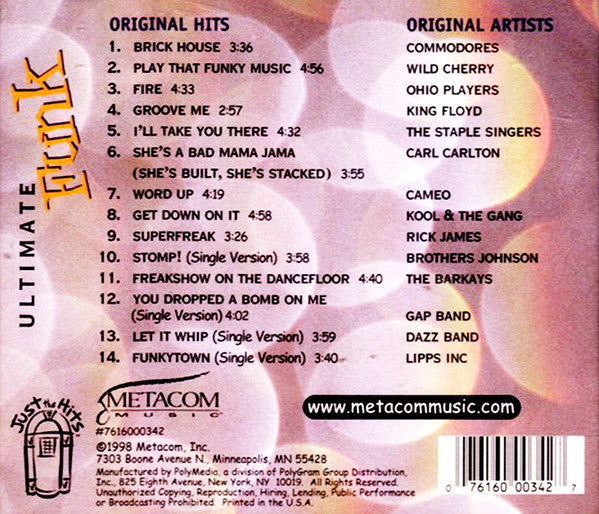 Various : Ultimate Funk (CD, Comp)