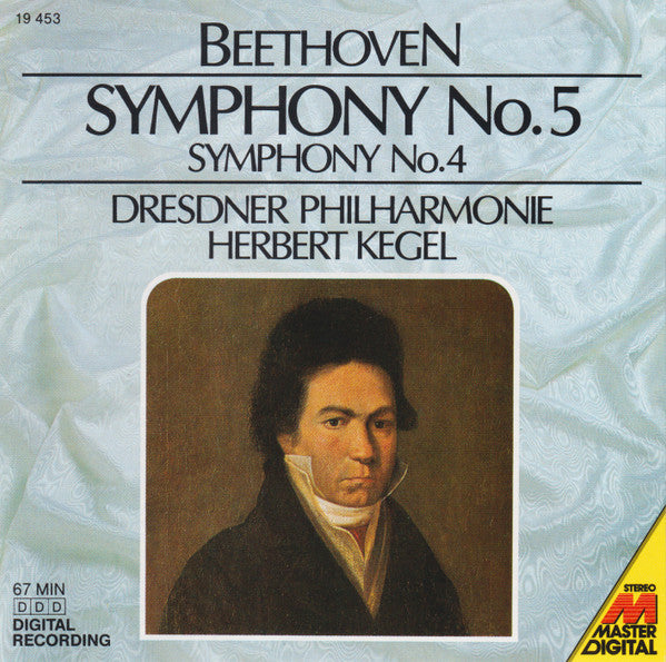 Beethoven* - Dresdner Philharmonie, Herbert Kegel : Symphony No.5 / Symphony No.4 (CD, Comp)