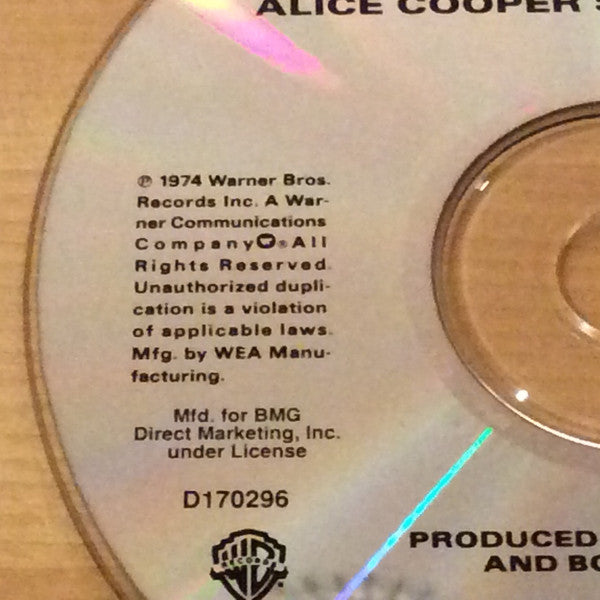 Alice Cooper : Alice Cooper's Greatest Hits (CD, Comp, Club, RE)