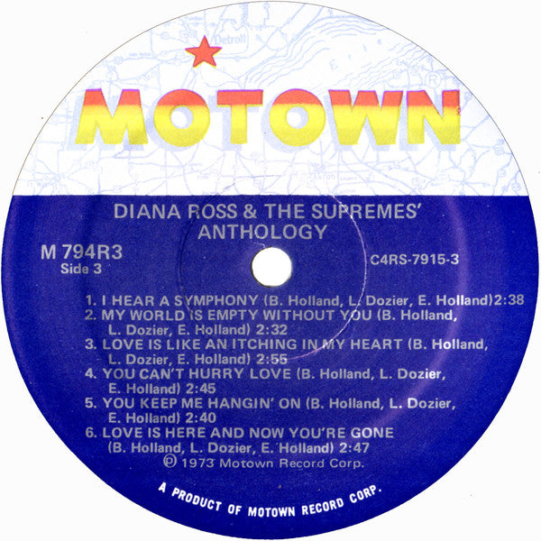 The Supremes : Anthology (3xLP, Comp)