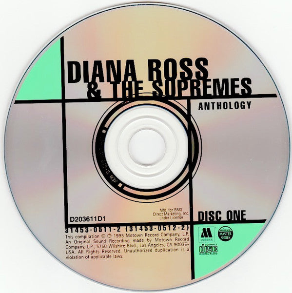 Diana Ross & The Supremes* : The Best Of Diana Ross & The Supremes (2xCD, Comp, Mono, Club)