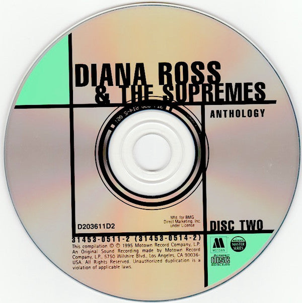 Diana Ross & The Supremes* : The Best Of Diana Ross & The Supremes (2xCD, Comp, Mono, Club)