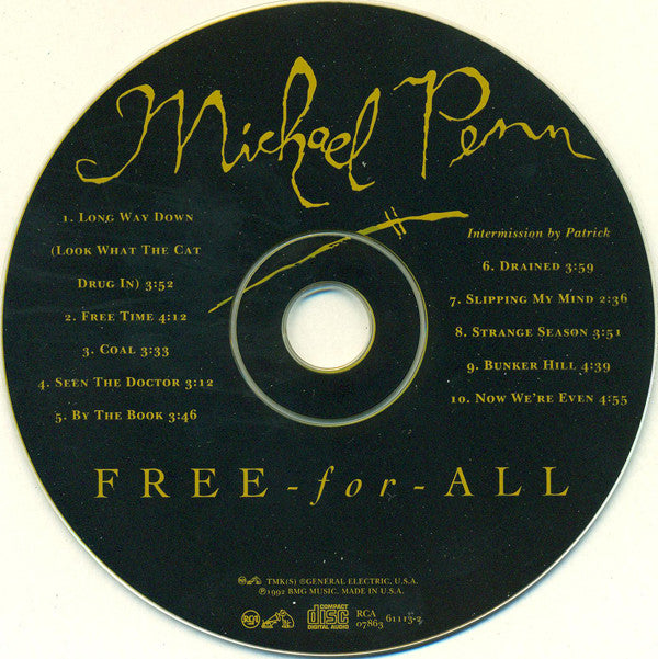 Michael Penn : Free-For-All (CD, Album)
