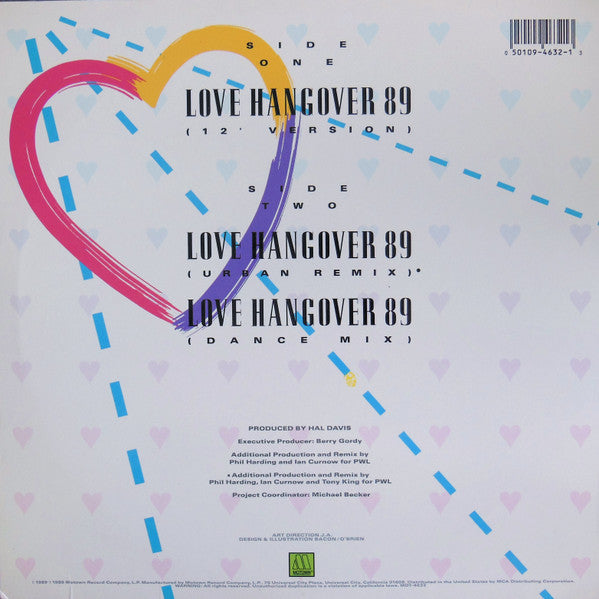 Diana Ross : Love Hangover '89 (12", Single)