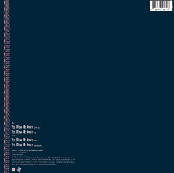 Paul Lekakis : You Blow Me Away (12", Maxi)