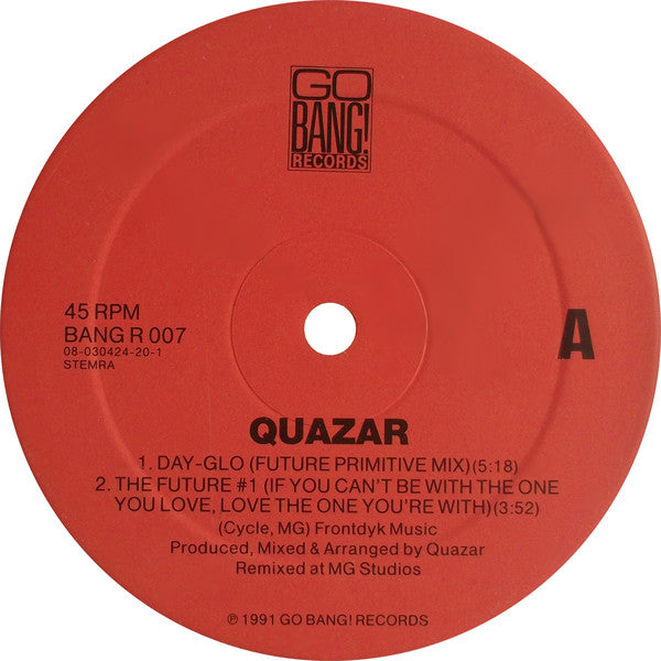 Quazar : The Seven Stars / Day-Glo (Remix) (12")
