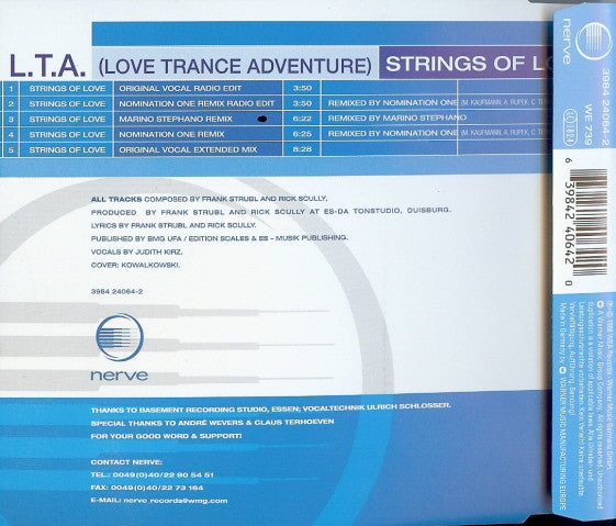 L.T.A. (Love Trance Adventure)* : Strings Of Love (CD, Maxi)