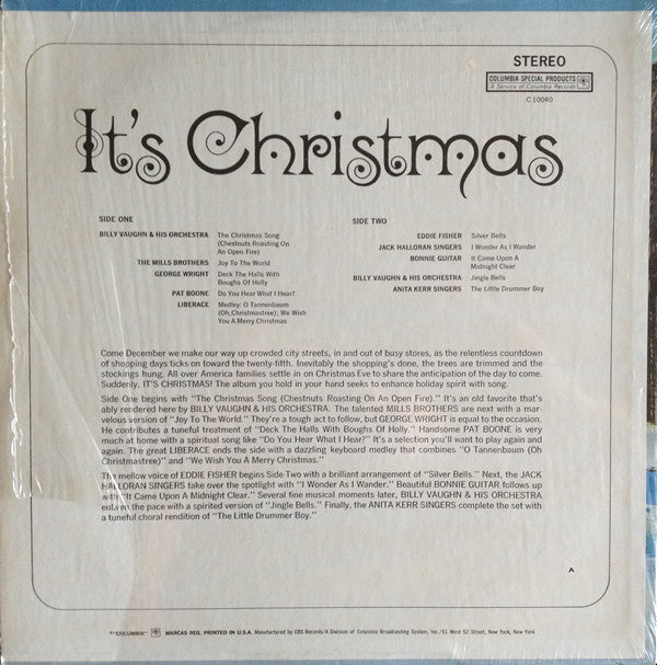 Various : It's Christmas (LP, Album, Comp)