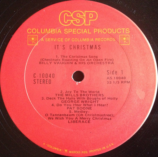 Various : It's Christmas (LP, Album, Comp)