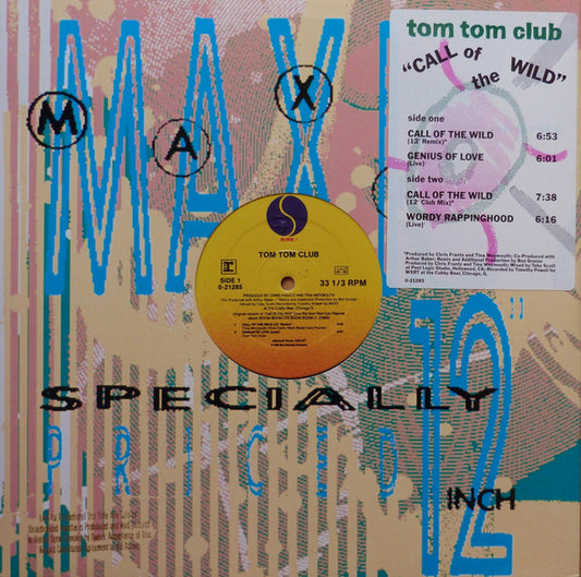 Tom Tom Club : Call Of The Wild (12", Maxi)