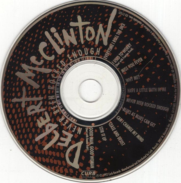 Delbert McClinton : Never Been Rocked Enough (CD, Album)