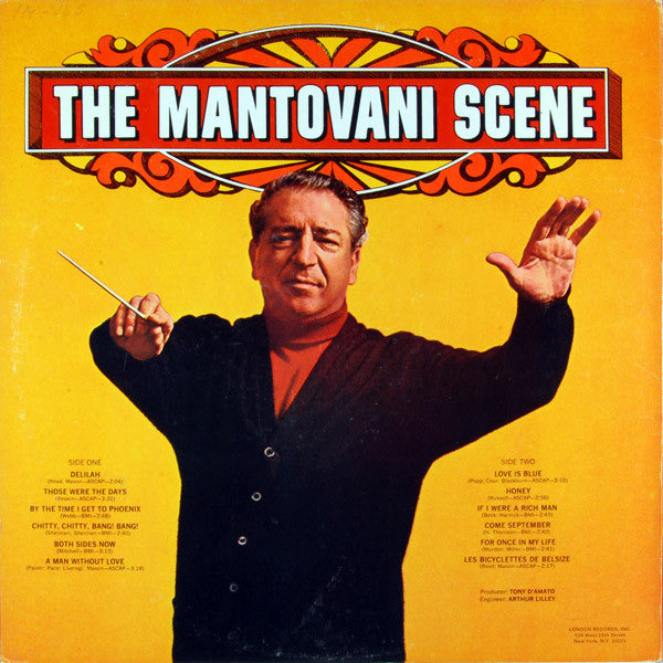 Mantovani And His Orchestra : The Mantovani Scene (LP, Album, Gat)