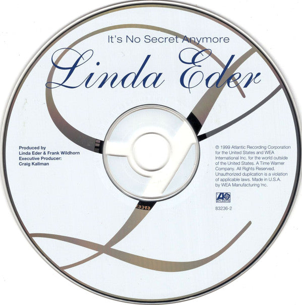 Linda Eder : It's No Secret Anymore (CD, Album)