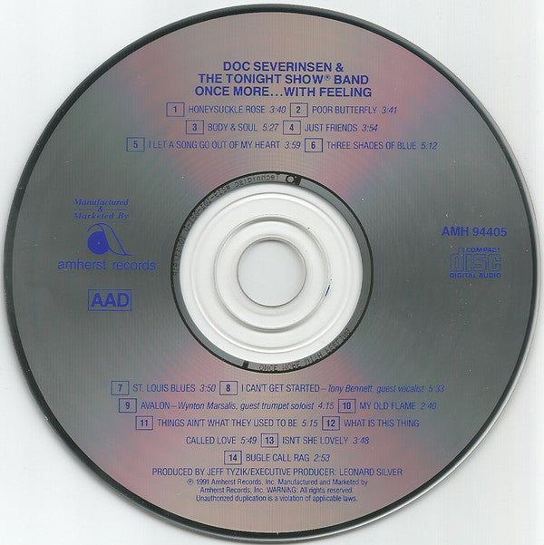 Doc Severinsen & The Tonight Show Band : Once More... With Feeling! (CD, Album)
