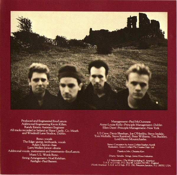 U2 : The Unforgettable Fire (CD, Album, PDO)