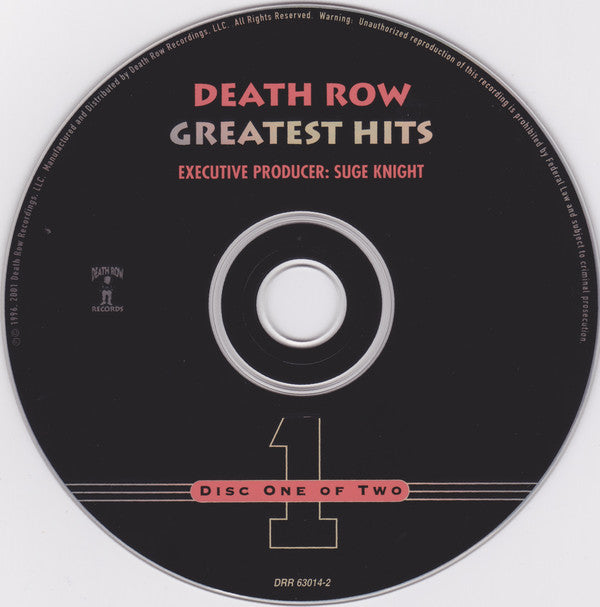 Various : Death Row - Greatest Hits (2xCD, Comp, Enh, RE, RM)
