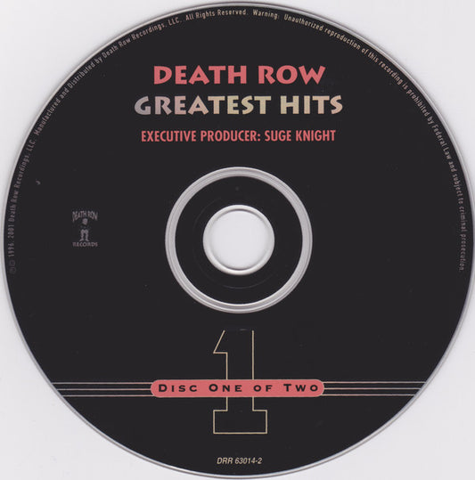 Various : Death Row - Greatest Hits (2xCD, Comp, Enh, RE, RM)