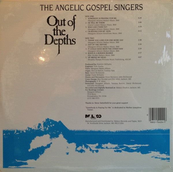 The Angelic Gospel Singers : Out Of The Depths (LP, Album)