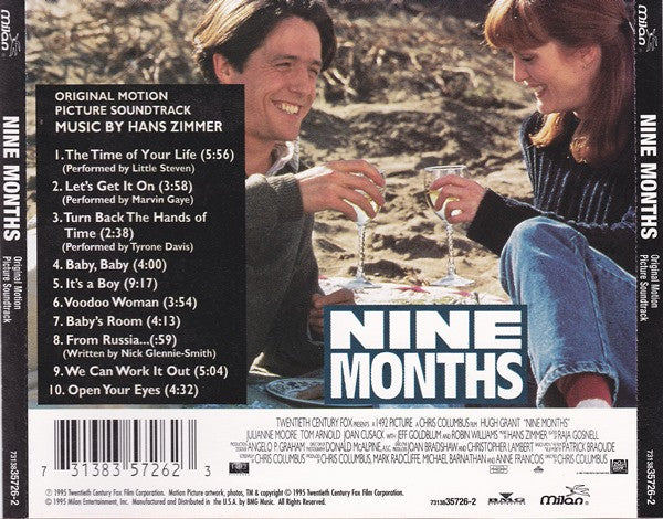Hans Zimmer : Nine Months (Original Motion Picture Soundtrack) (CD, Album)