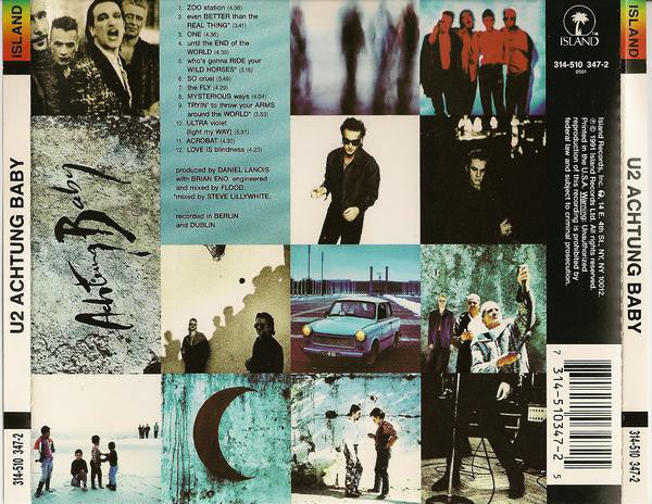 U2 : Achtung Baby (CD, Album)