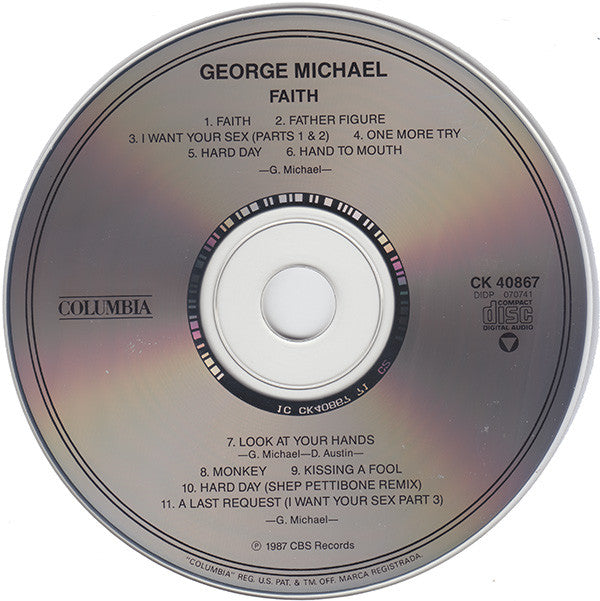 George Michael : Faith (CD, Album, RE)