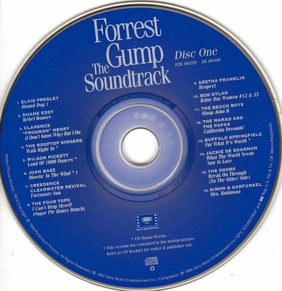 Various : Forrest Gump (The Soundtrack) (2xCD, Comp)