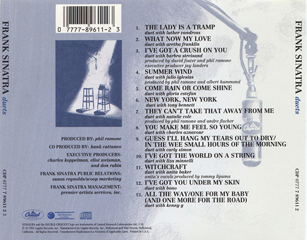 Frank Sinatra : Duets (CD, Album, Club, Car)